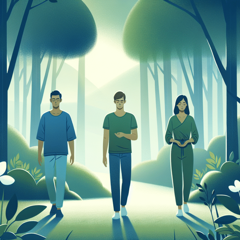 mindfulness exercises during walking