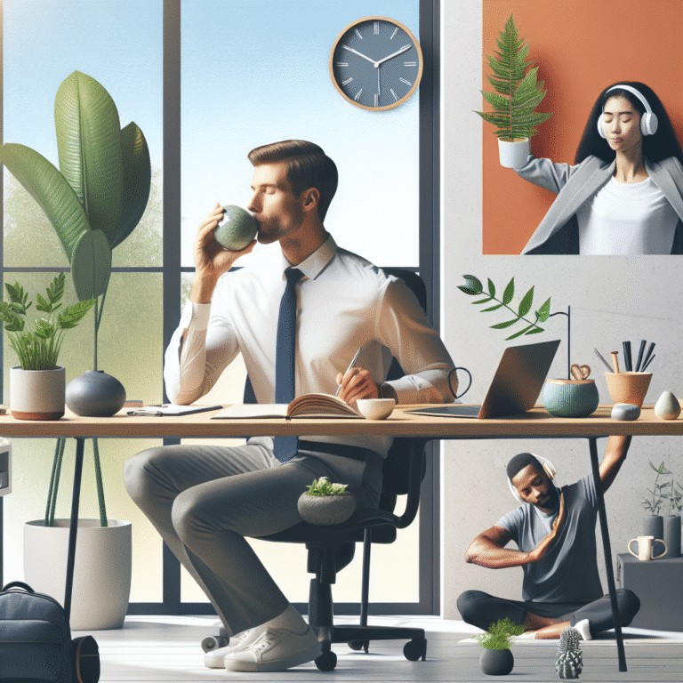 quick stress relief techniques for work