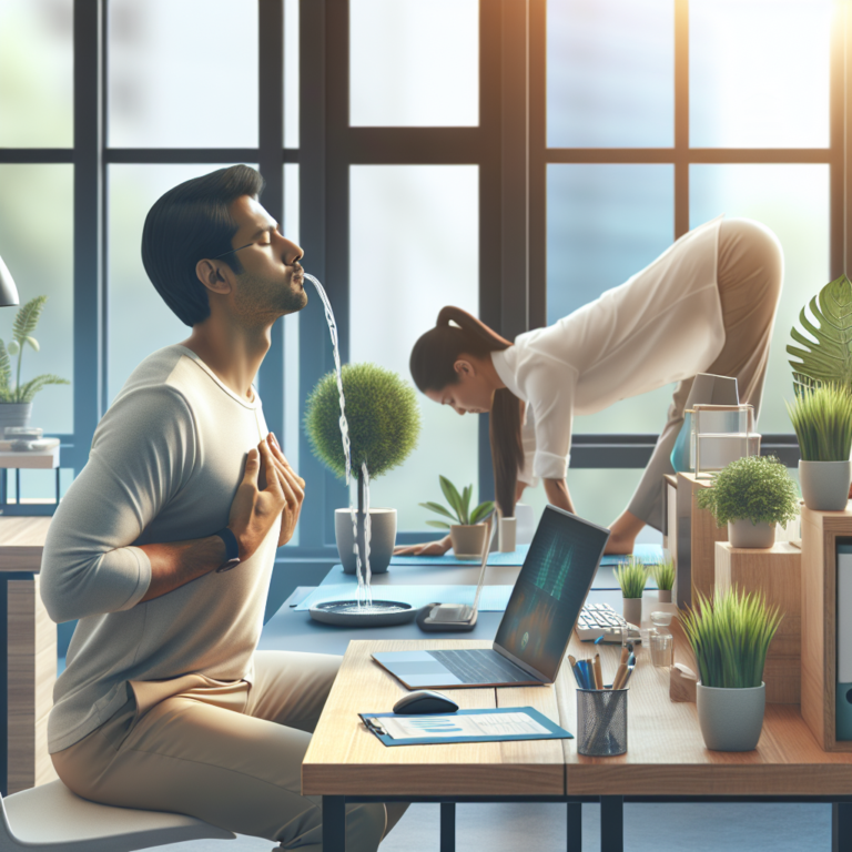 quick stress relief techniques to use at work